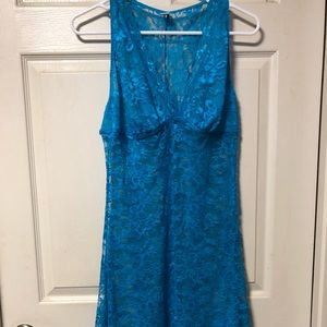 Womens blue lingerie dress size 2X